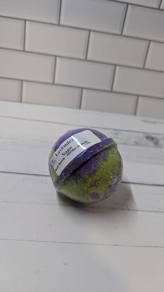 Lavender Sage Bath Bomb