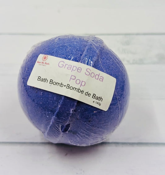 Grape Soda Pop Bath Bomb