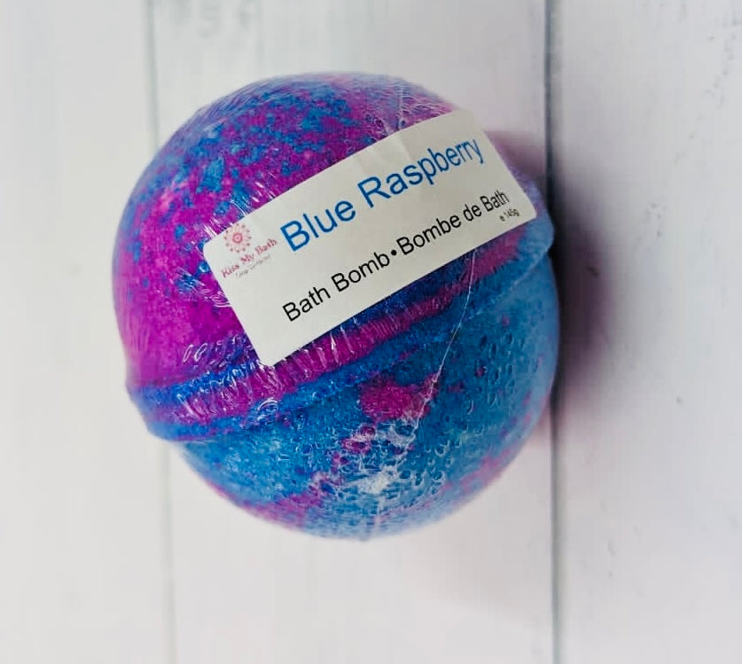 Blue Raspberry Bath Bomb